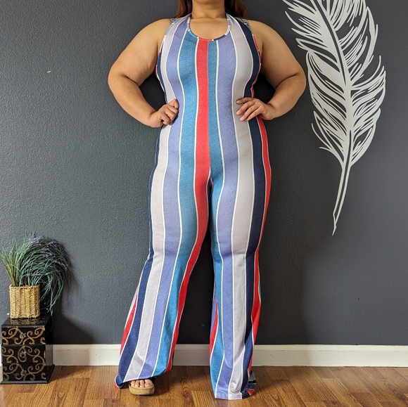 Shein Striped Jumpsuit - Picture 5 of 9